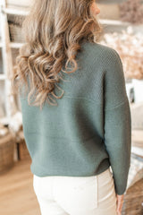 Nancy Ottoman Sweater | Dark Ivy