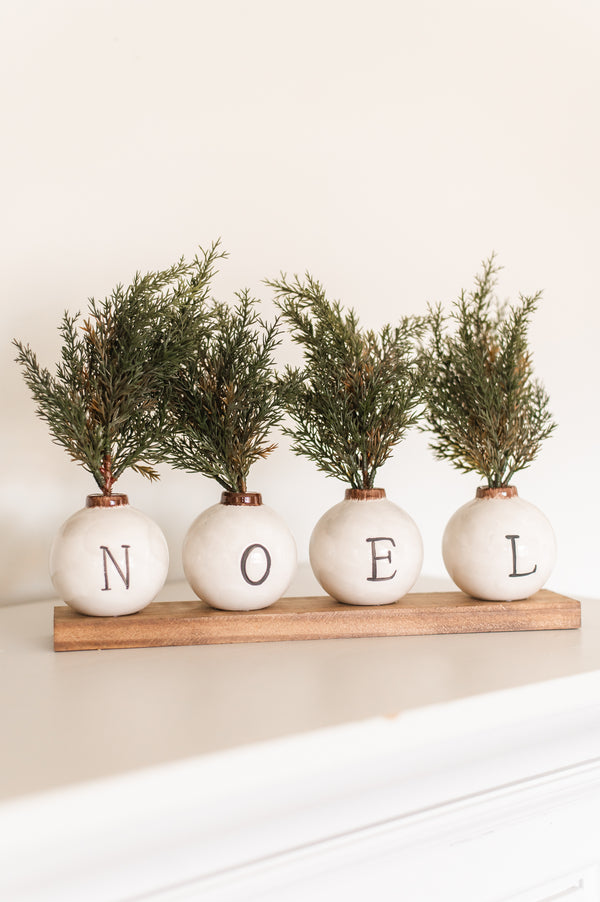 Noel Ornament Shelf Sitter