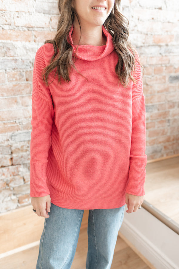 Nancy Ottoman Sweater | Fresh Coral