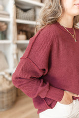 Ingebord Sweater | Oxblood