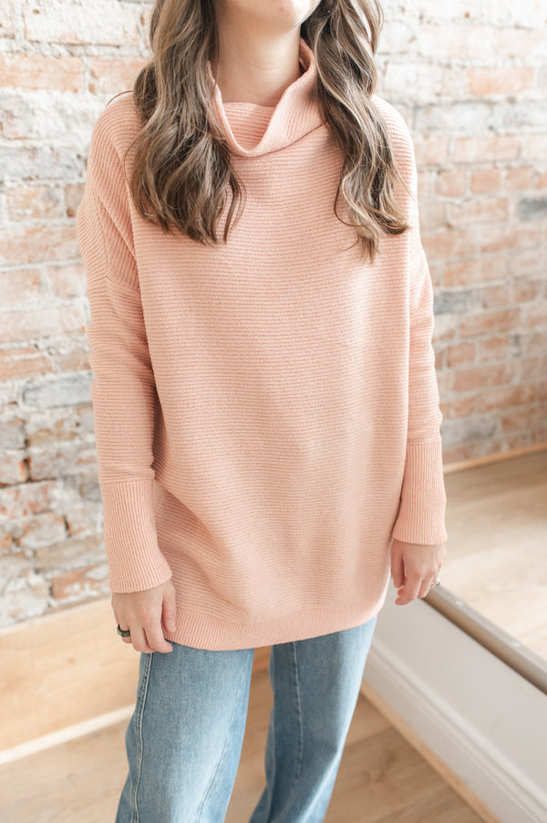 Nancy Ottoman Sweater | Dusty Peach