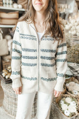 Azima Cardigan | Beige