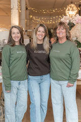 Auntie Crewneck Sweatshirt | Military Green