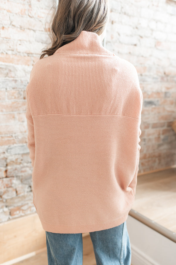 Nancy Ottoman Sweater | Dusty Peach