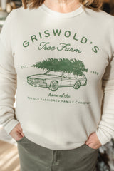 Griswold's Tree Farm Sweatshirt | Heather Dust