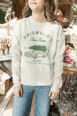 Griswold's Tree Farm Sweatshirt | Heather Dust