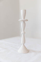 Small Imani Candle Holder | White