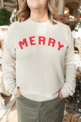 Merry Sweatshirt | Heather Dust