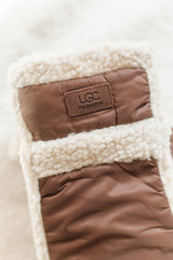 Sherpa Mittens | Dark Brown