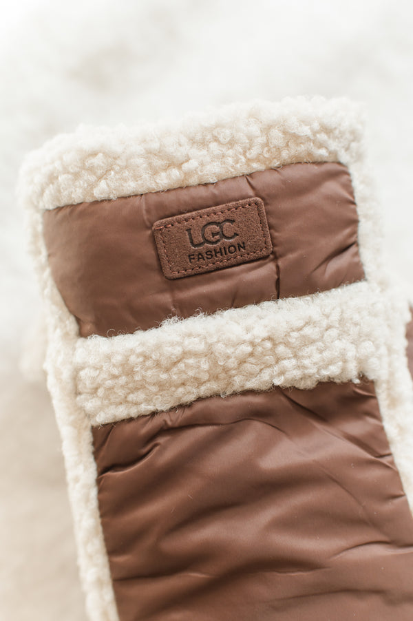 Sherpa Mittens | Dark Brown