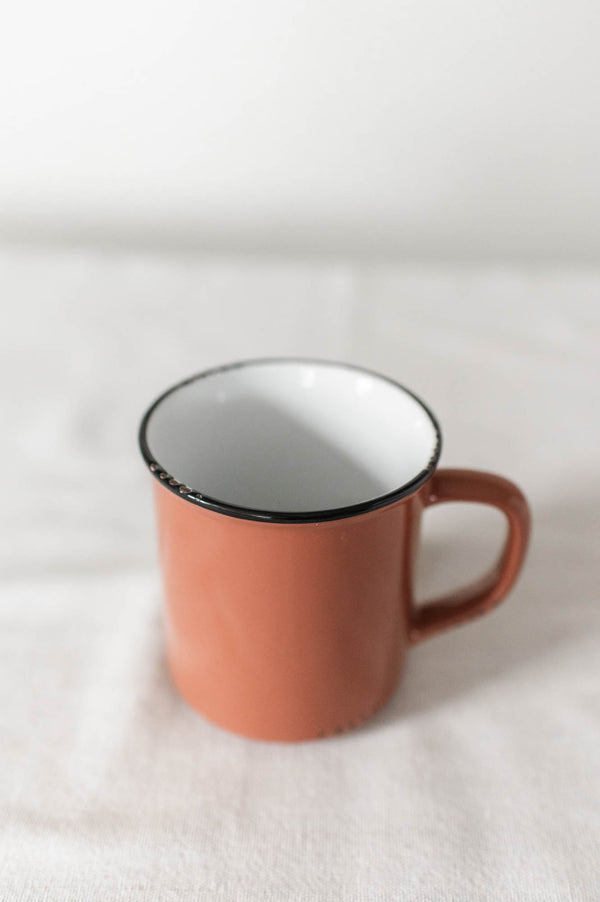 Enamel Look Mug | Terracotta