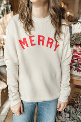 Merry Sweatshirt | Heather Dust