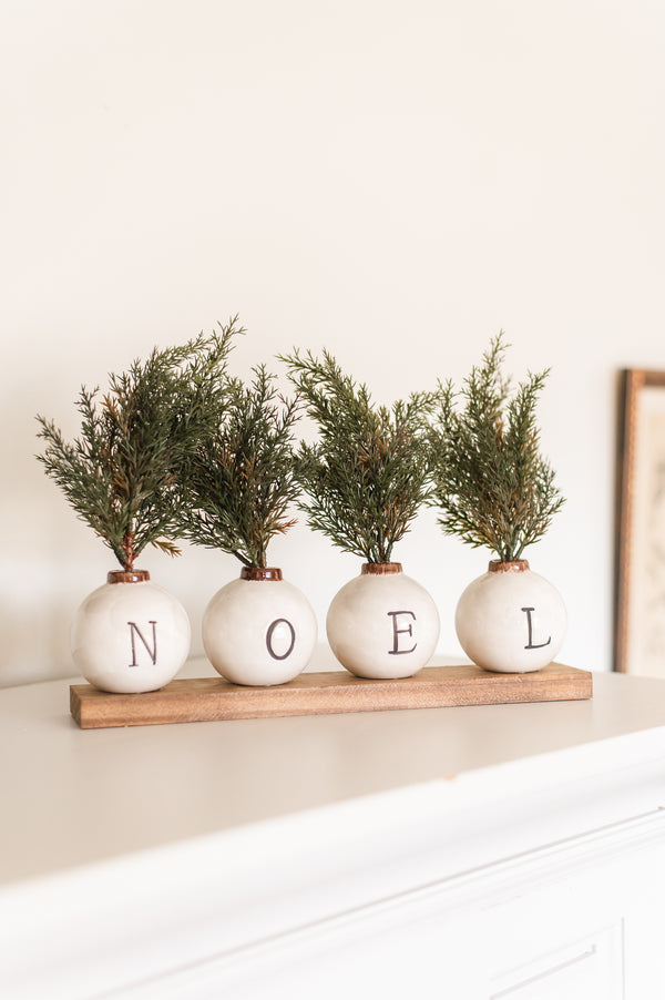 Noel Ornament Shelf Sitter