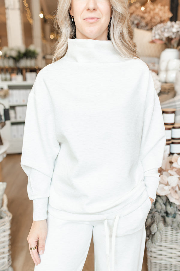 Morina Pullover | Ivory Melange