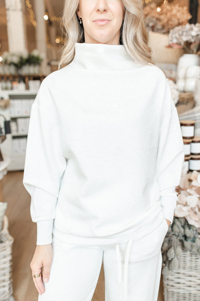 Morina Pullover | Ivory Melange