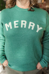 Merry Sweatshirt | Heather Forest