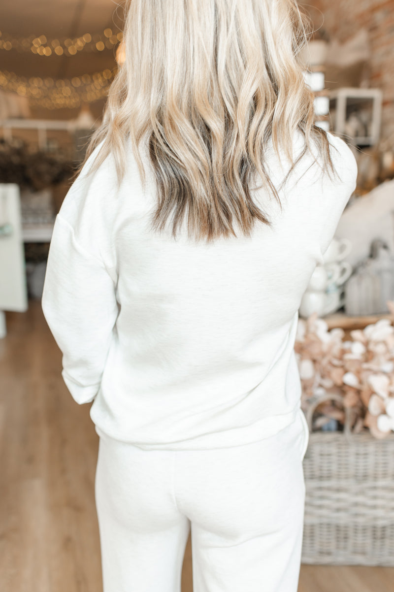 Morina Pullover | Ivory Melange