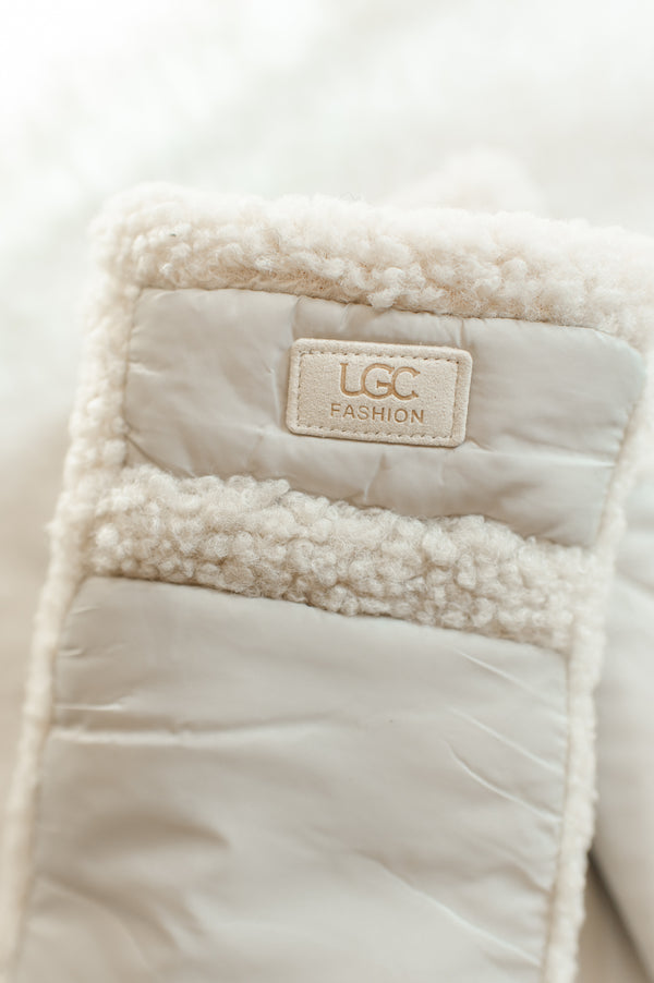 Sherpa Mittens | Cream