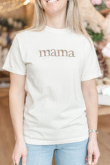 Mama Floral Tee | Ivory