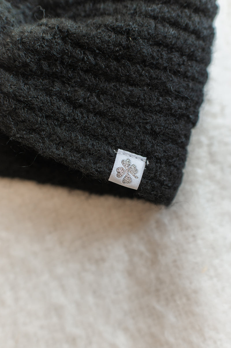 Knotted Headband | Black