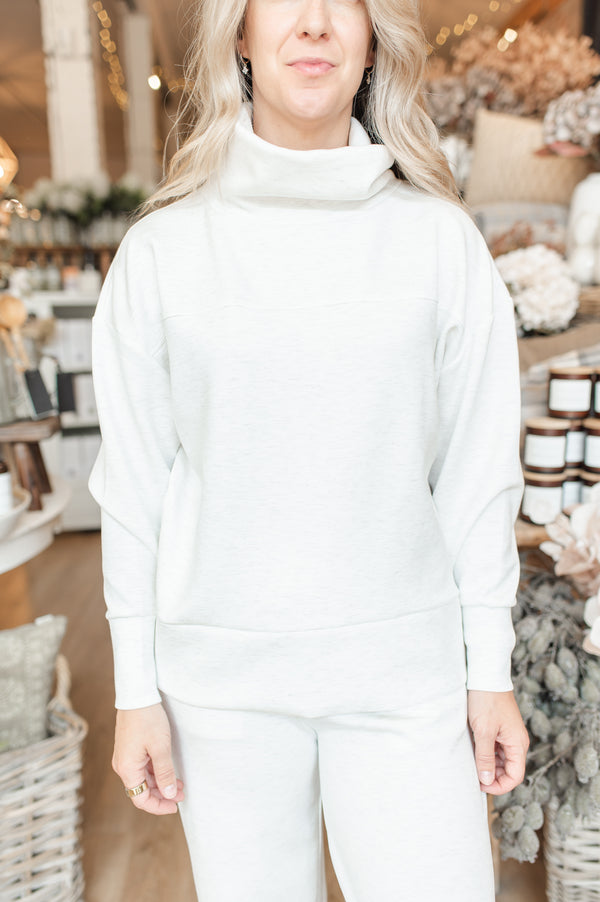 Fillana Pullover | Ivory Melange