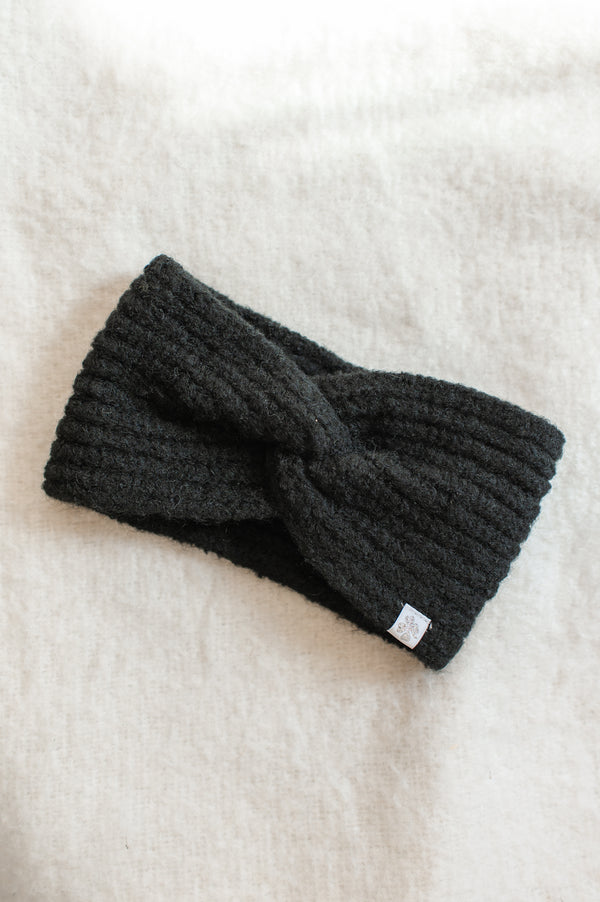 Knotted Headband | Black