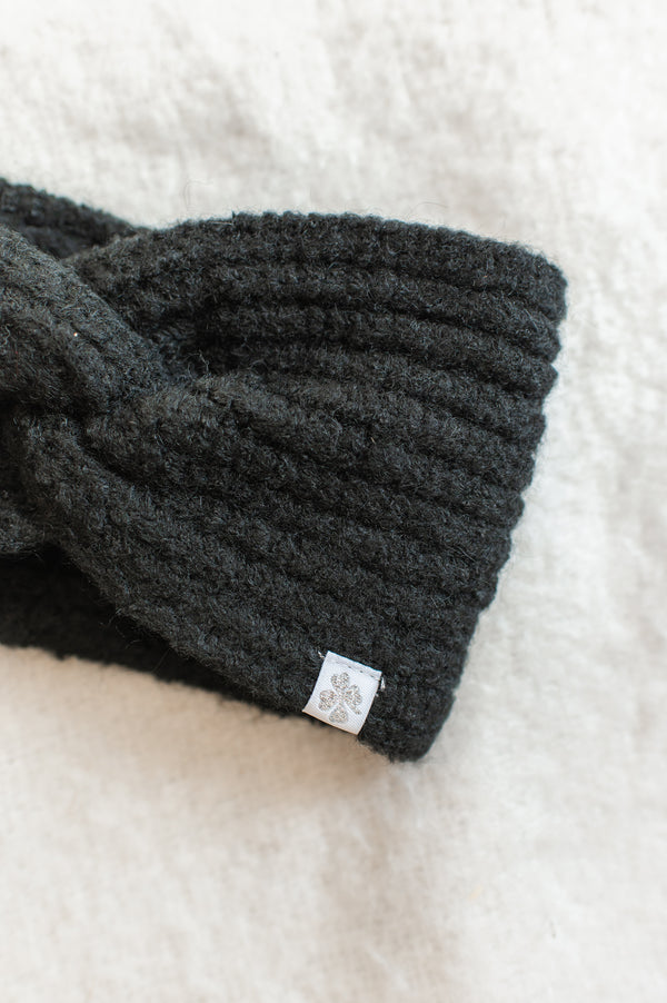 Knotted Headband | Black