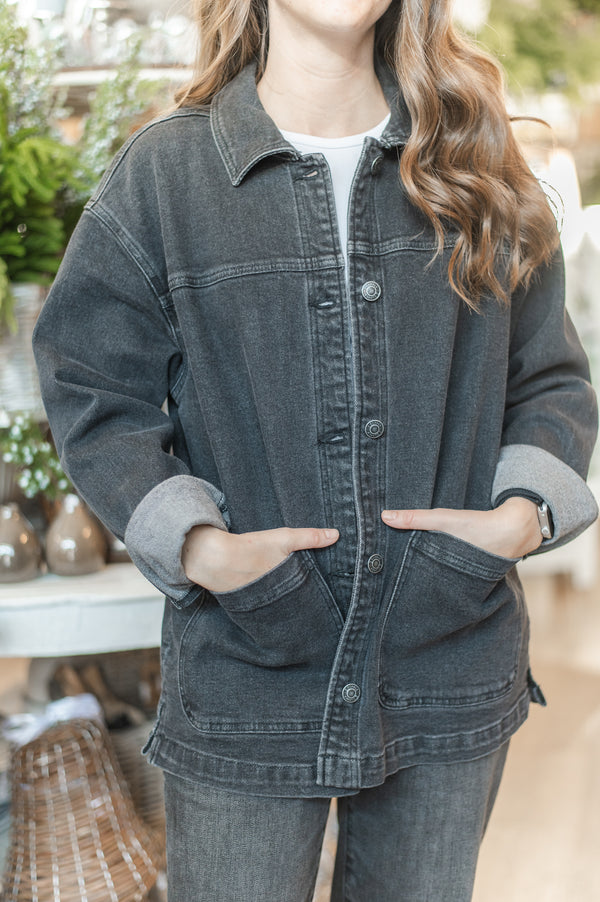 On The Road Jacket | Washed Black