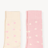 Have A Heart Socks 2 Pack | Pink