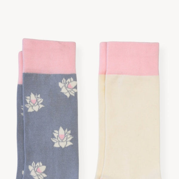 Lotus Pima Socks | 2 Pack