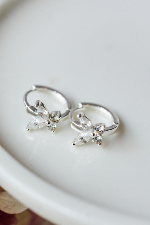 Papillon Hoops | Silver