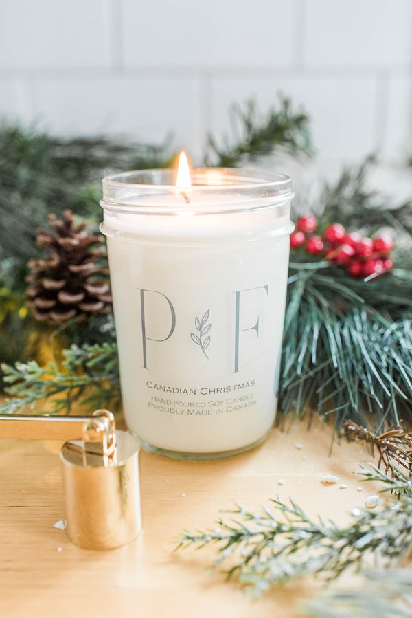 Canadian Christmas 8oz Soy Candle