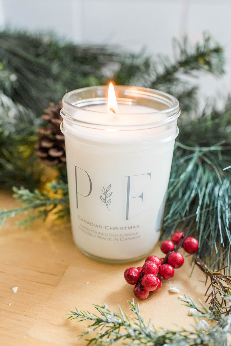 Canadian Christmas 8oz Soy Candle