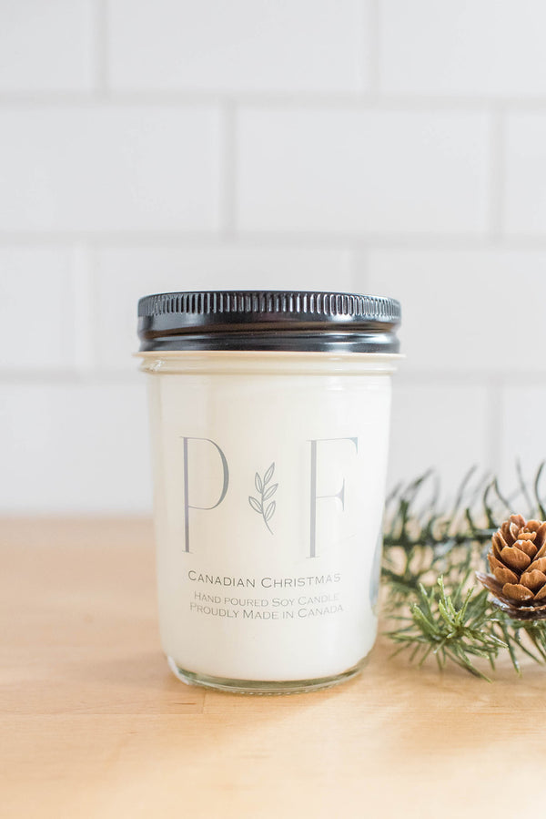 Canadian Christmas 8oz Soy Candle