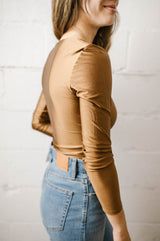 Sofie Long Sleeve Top | Copper - FINAL SALE
