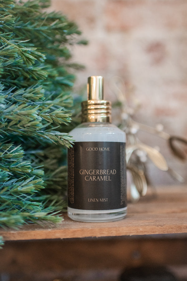 Winter Collection Linen Mist | Gingerbread Caramel