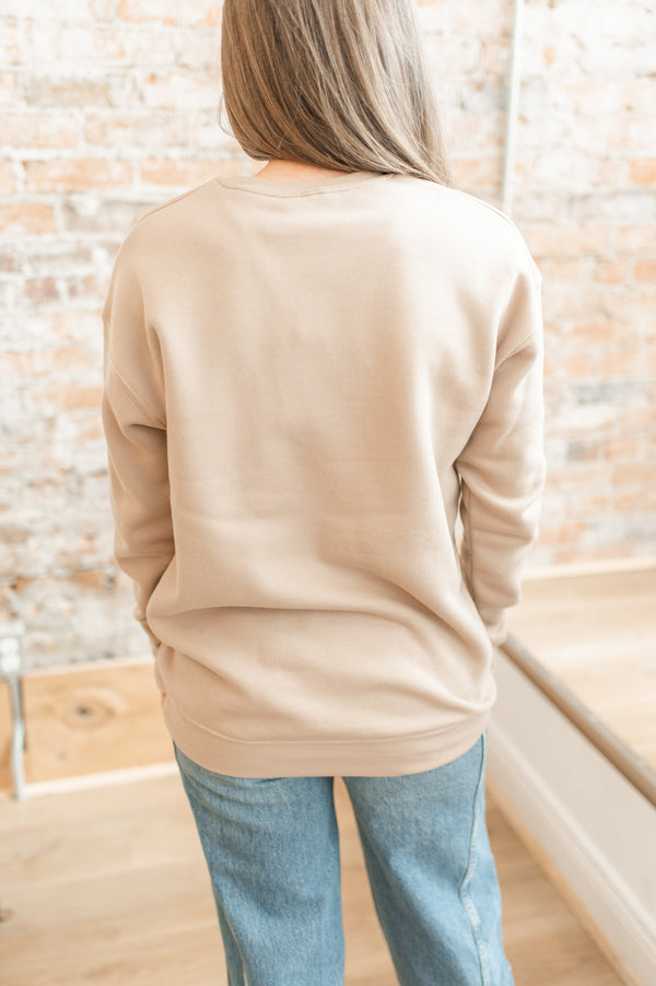 LOVE Sweatshirt | Tan