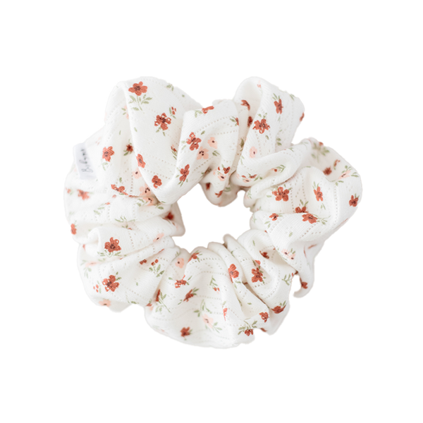 Barbays Scrunchie | Pointelle Fleur