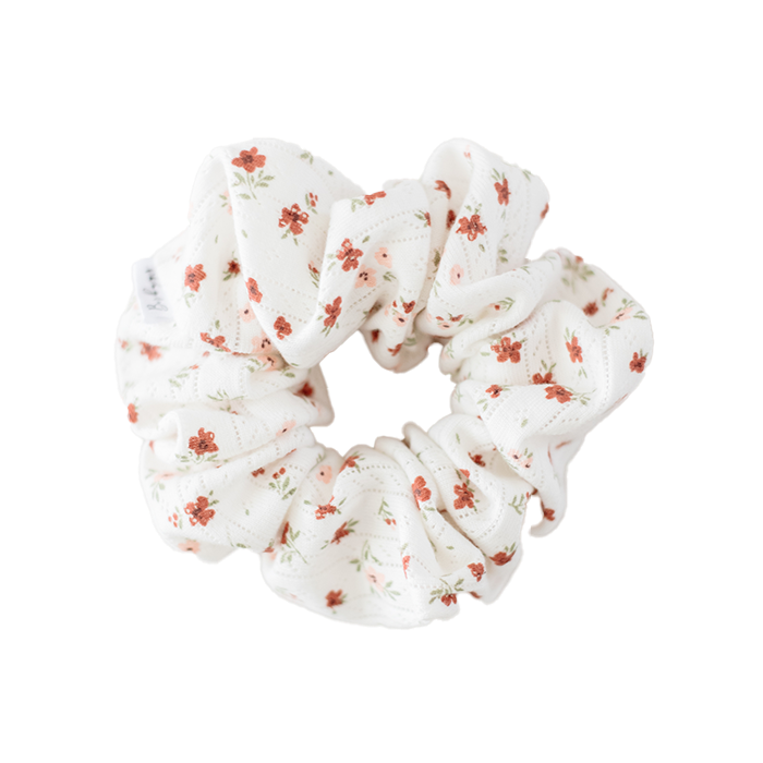 Barbays Scrunchie | Pointelle Fleur