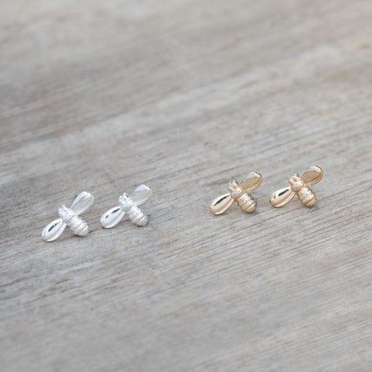 Queen Bee Studs | Silver