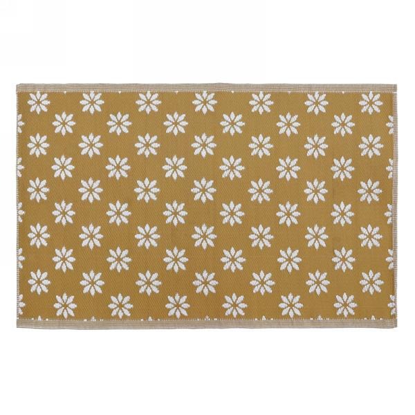 Yellow Floral Outdoor Rug | 6' x 8' {Pick Up Only}