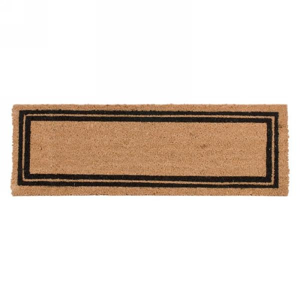 Black Edge Doormat