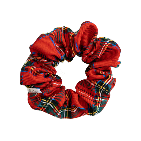 Barbays Scrunchie | Red Tartan