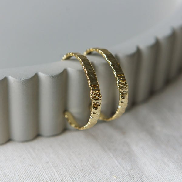 Reverie Hoops | Gold