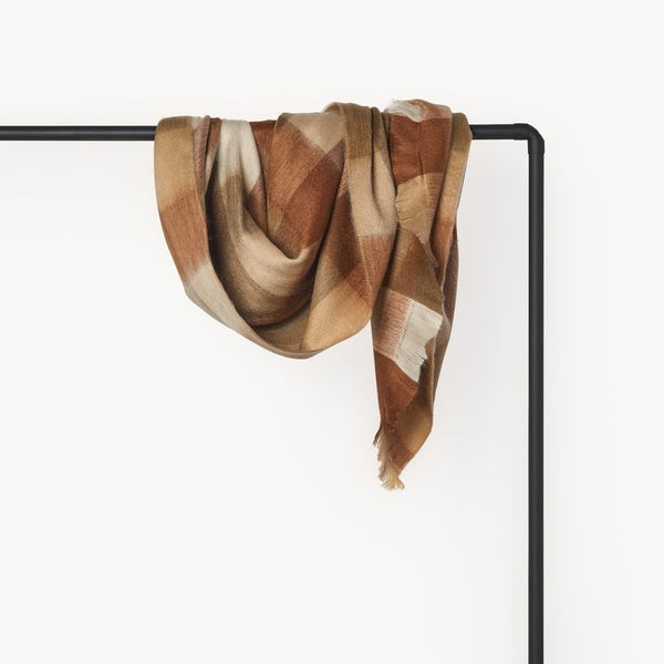 Alpaca Throw | Cinnamon Check