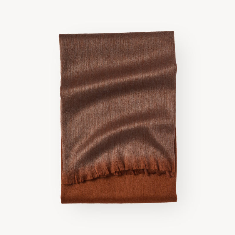 Throw Blanket | Chestnut Ombre