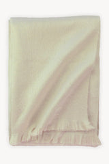 Alpaca Throw | Fringed Beige