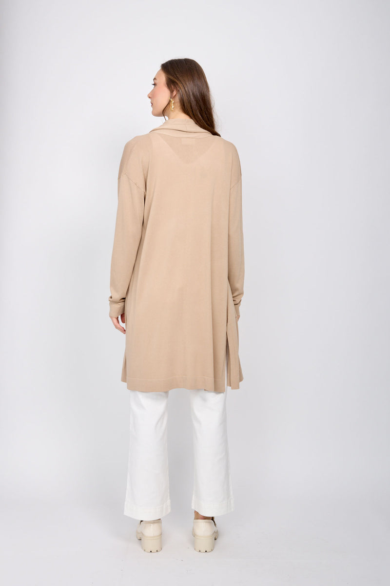 Katherine Open Cardigan | Sand - FINAL SALE