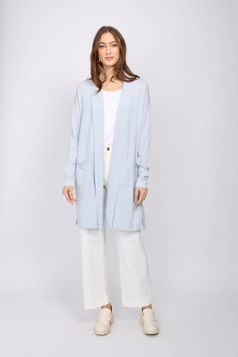 Katherine Open Cardigan | Soft Blue - FINAL SALE