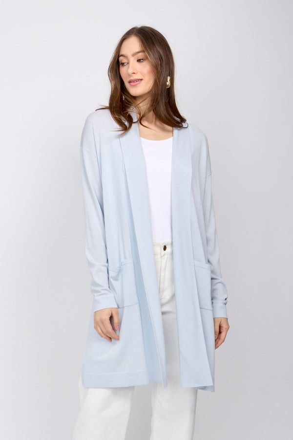 Katherine Open Cardigan | Soft Blue - FINAL SALE